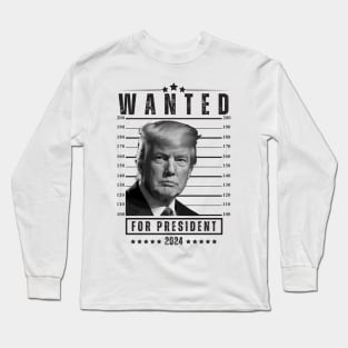 Trump Mugshot Long Sleeve T-Shirt